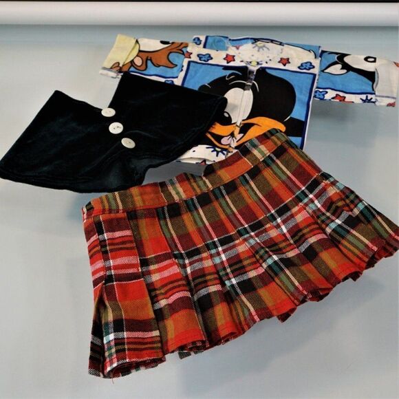 Vintage Doll Bear Clothing Lot Hand Made Estate Find - Picture 1 of 10